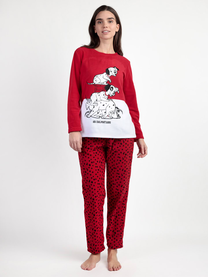 Pyjama "Disney" in Rot
