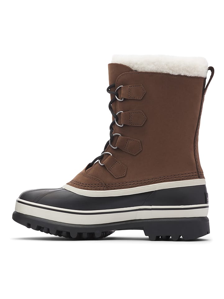 Leren winterboots "Caribou" bruin