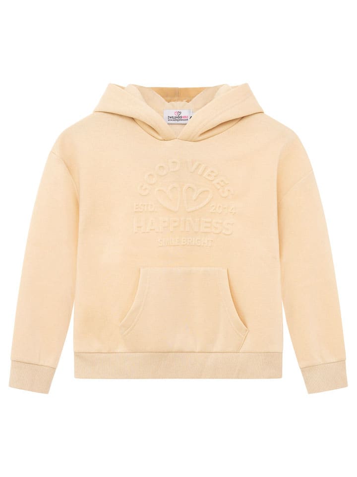 Bluza "Happiness Vibes" w kolorze beżowym