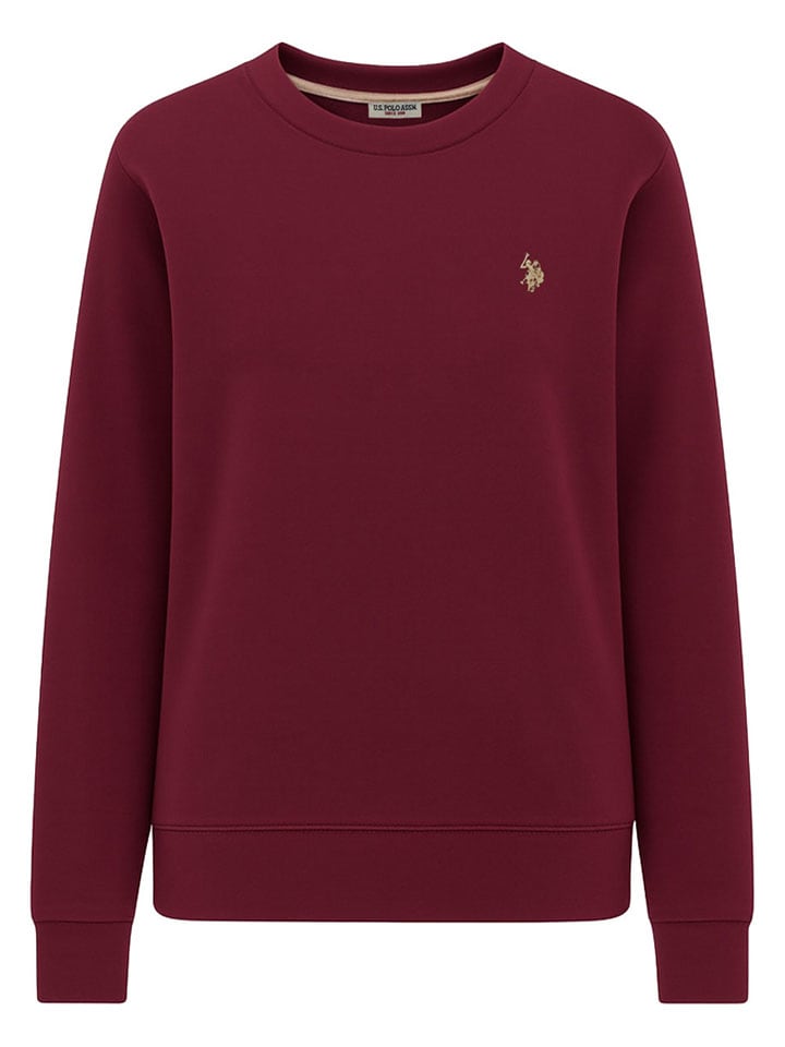 Sweatshirt in Bordeaux