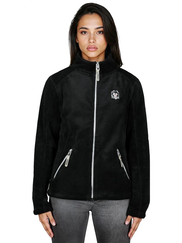 Fleecejacke "Ticarina" in Schwarz