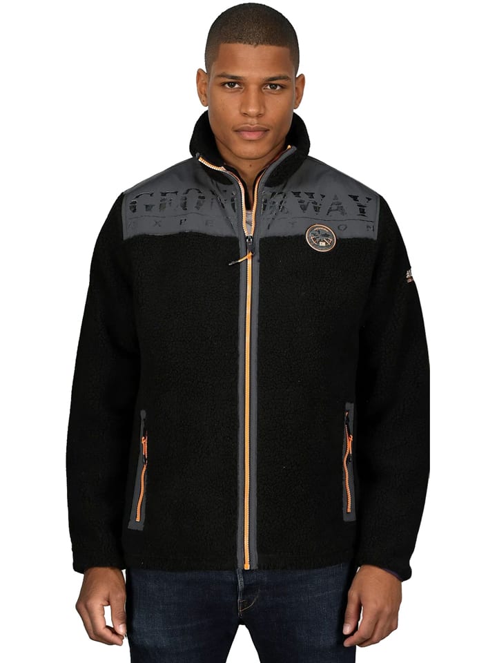 Fleecejacke "Tumarino" in Schwarz
