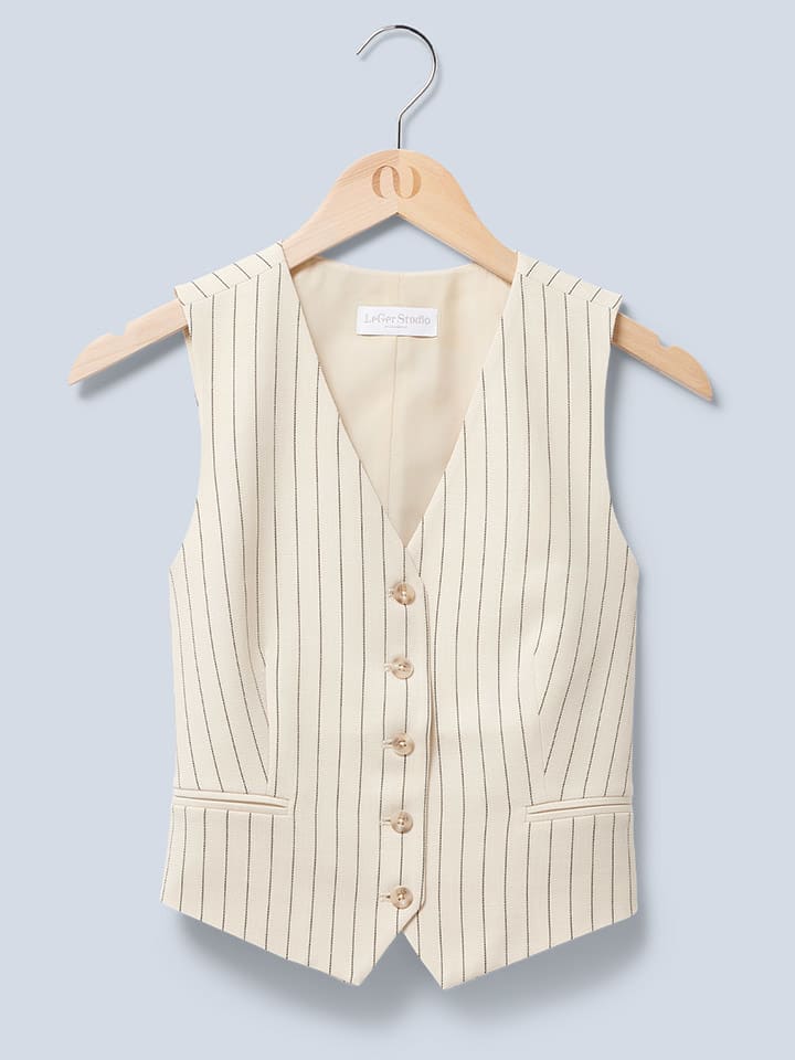Weste "Elaine" in Creme