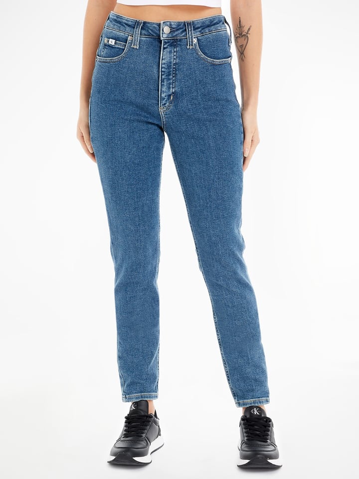 Dżinsy - Skinny fit - w kolorze niebieskim