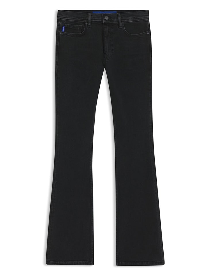 Jeans - Flared fit - in Schwarz