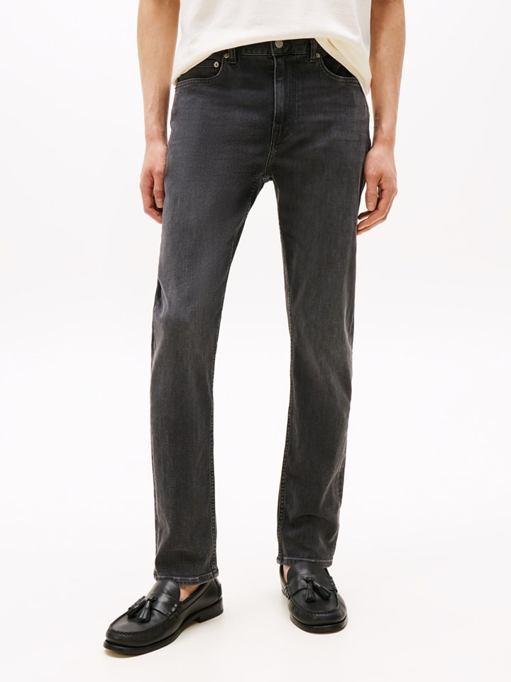 Spijkerbroek "Bleecker" - slim fit - donkergrijs