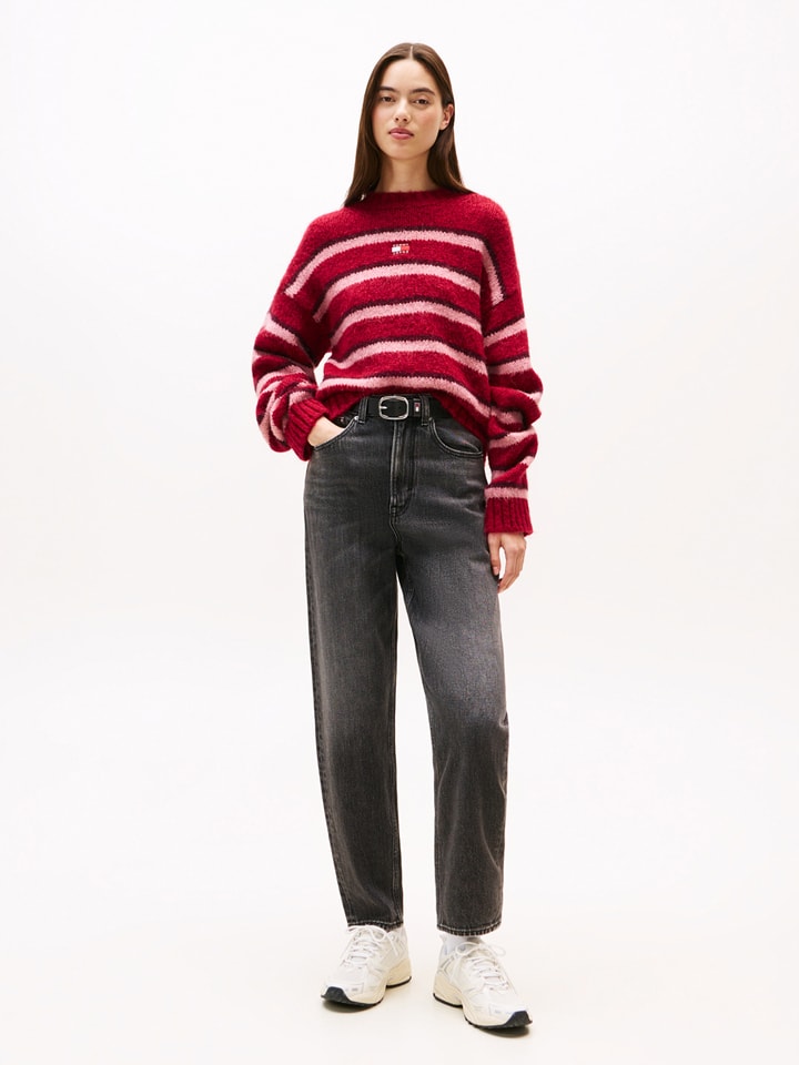 Jeans - Mom fit - in Anthrazit