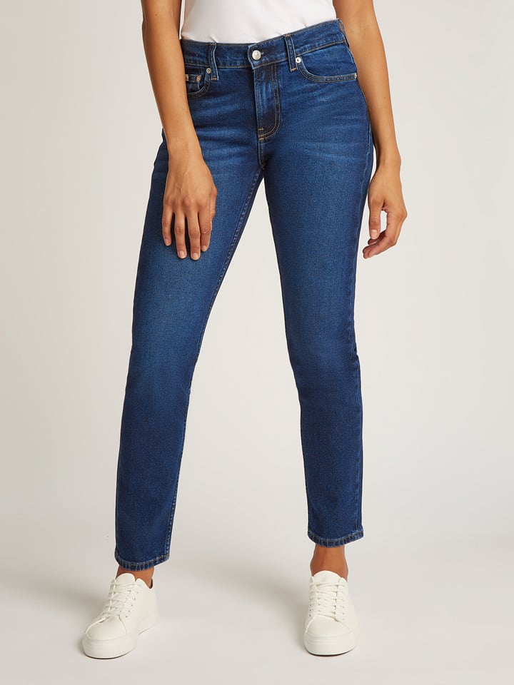 Dżinsy - Slim fit - w kolorze granatowym