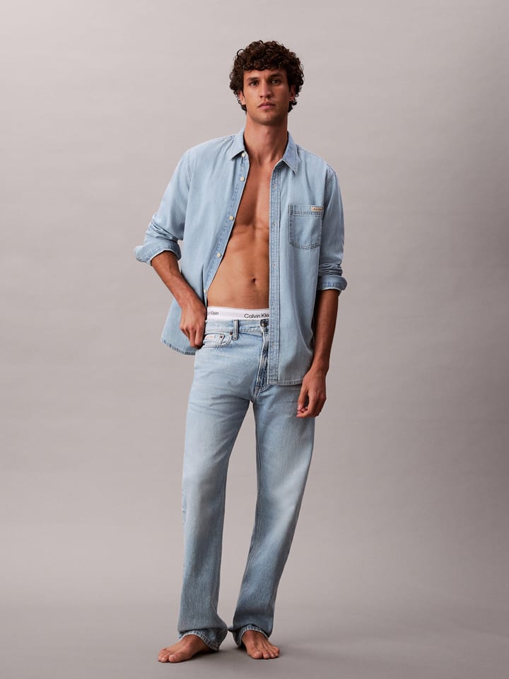 Dżinsy - Regular fit - w kolorze błękitnym
