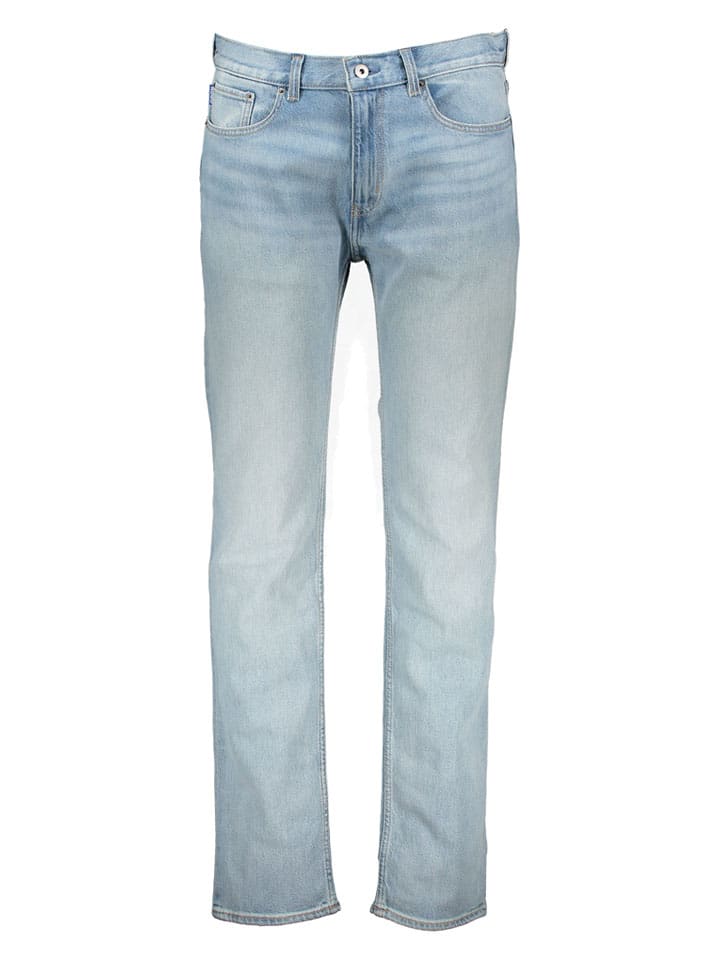 Dżinsy - Slim fit - w kolorze błękitnym