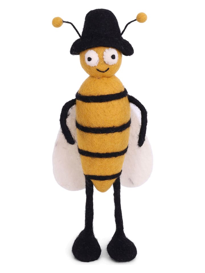 Dekofigur ''Boy Bee'' in Gelb/ Schwarz - (L)27 cm