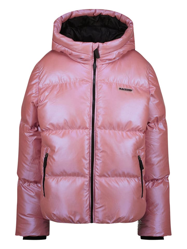 Doorgestikte jas "Toriana" mauve