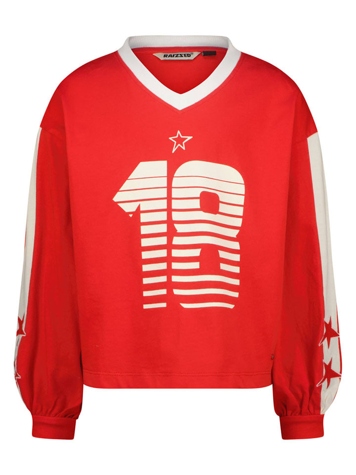 Sweatshirt "Tarah" in Rot