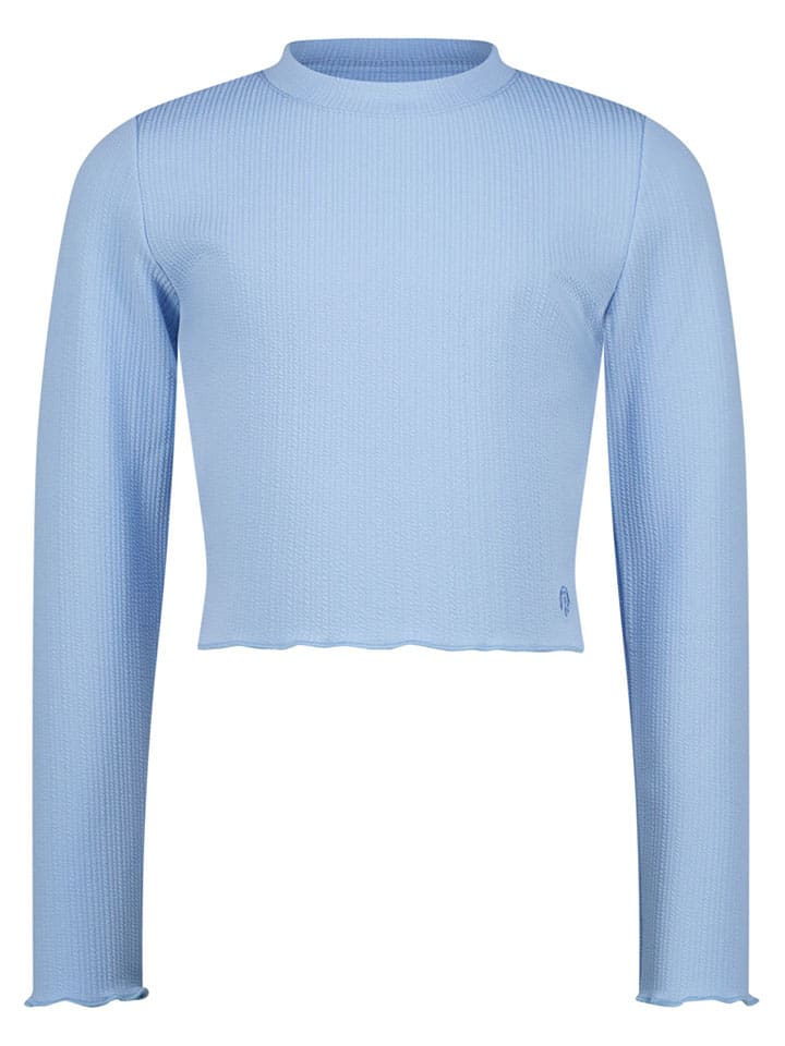 Longsleeve "Tinly" in Hellblau