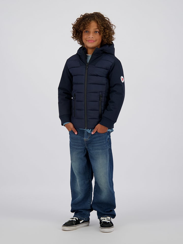Winterjas "Texto" donkerblauw