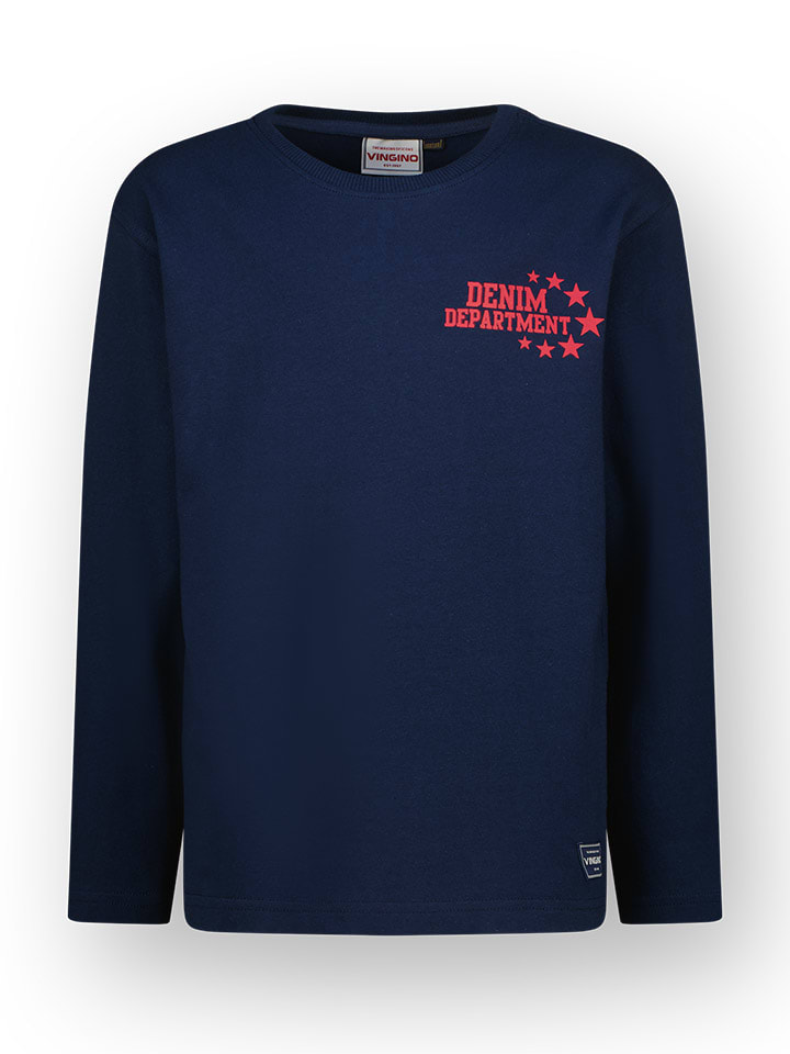 Longsleeve "Hade" in Dunkelblau