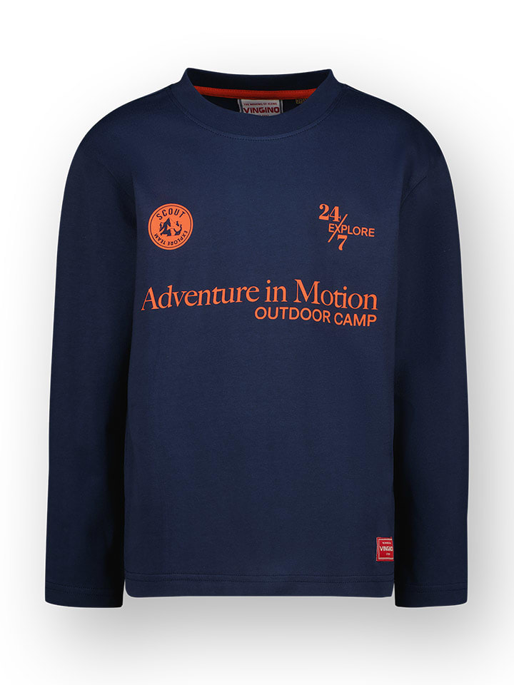 Longsleeve "Herris" donkerblauw