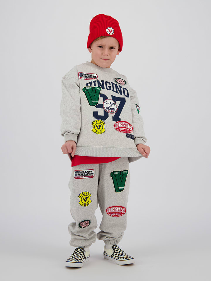Sweatshirt "Nadge" in Grau