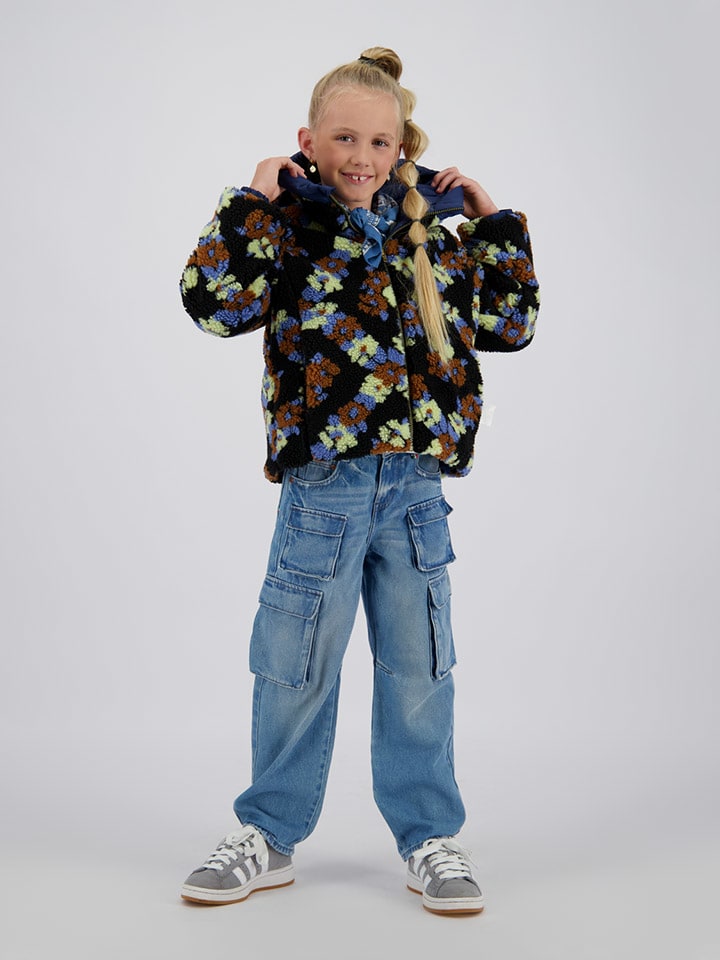Wendejacke "Tara" in Dunkelblau/ Schwarz