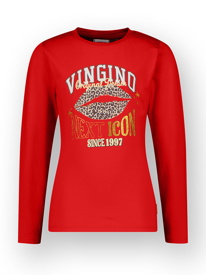 Longsleeve "Jasmine" rood