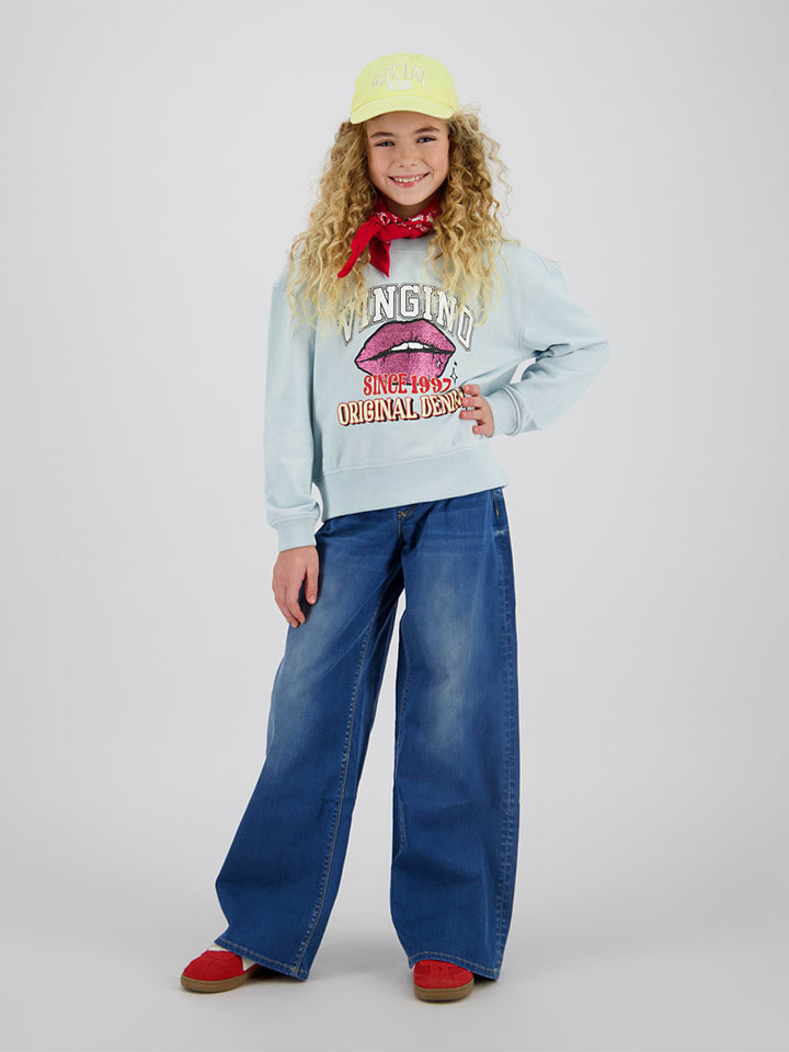 Bluza "Nisanne" w kolorze błękitnym