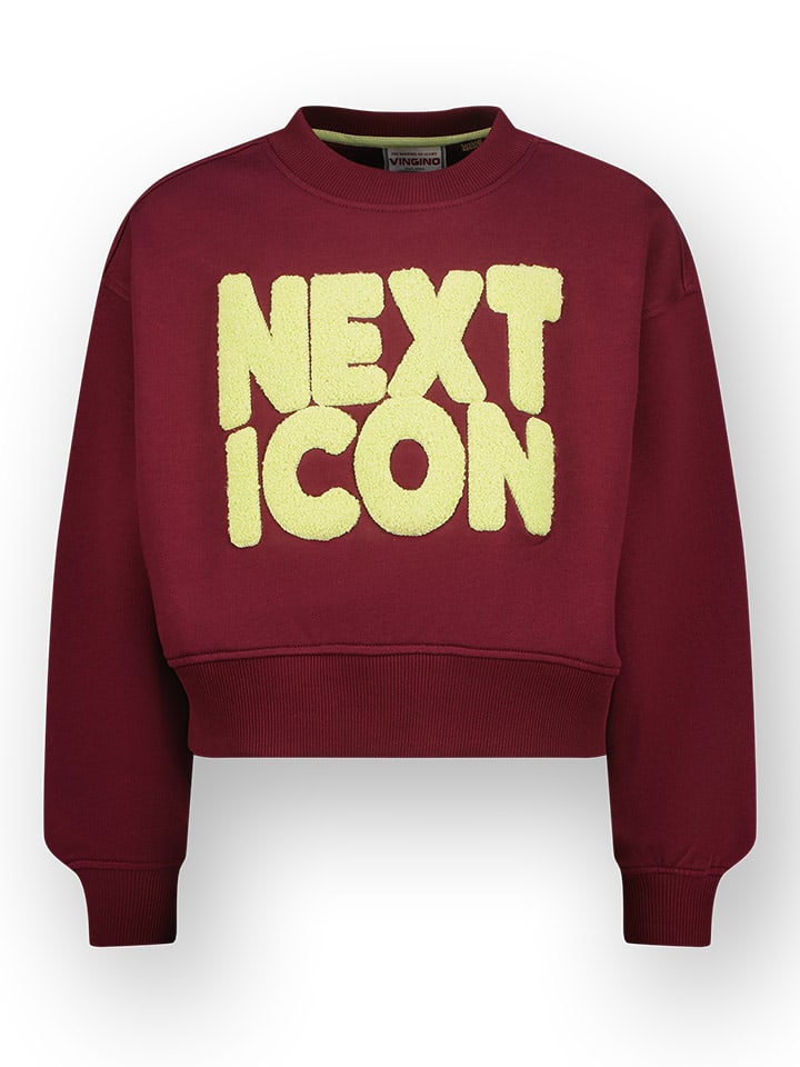 Sweatshirt "Nomee" in Rot