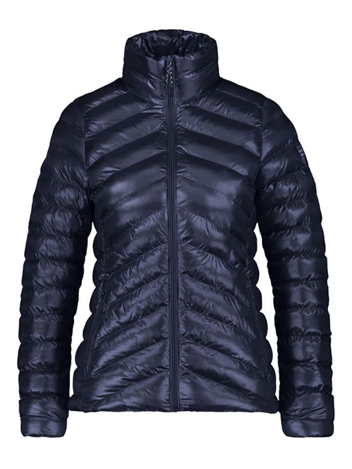 Doorgestikte jas "Gardena" donkerblauw
