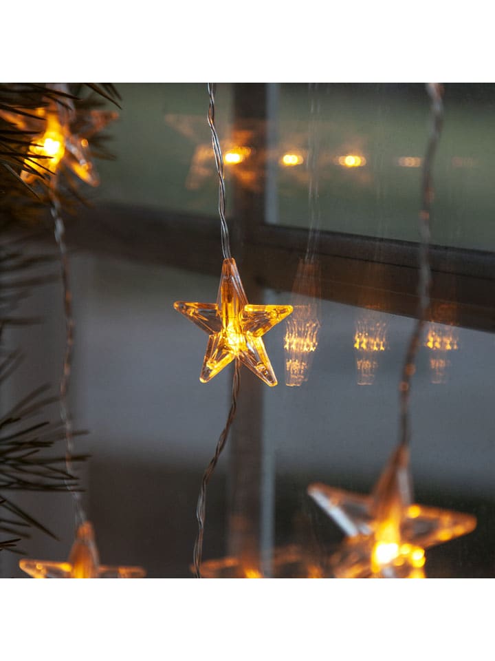 Ledlichtgordijn warmwit - (L)180 cm