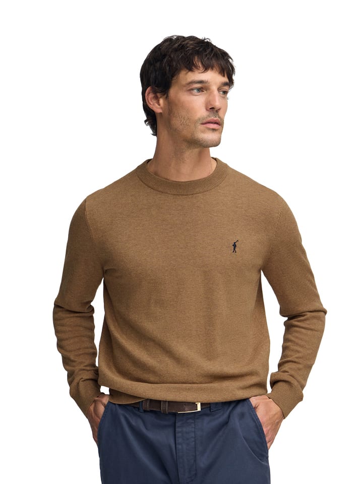 Sweter w kolorze karmelowym