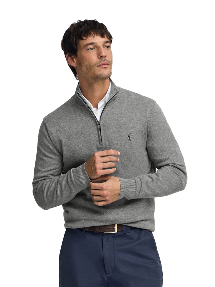 Sweter w kolorze szarym
