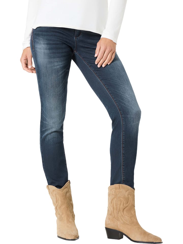 Dżinsy - Skinny fit - w kolorze granatowym