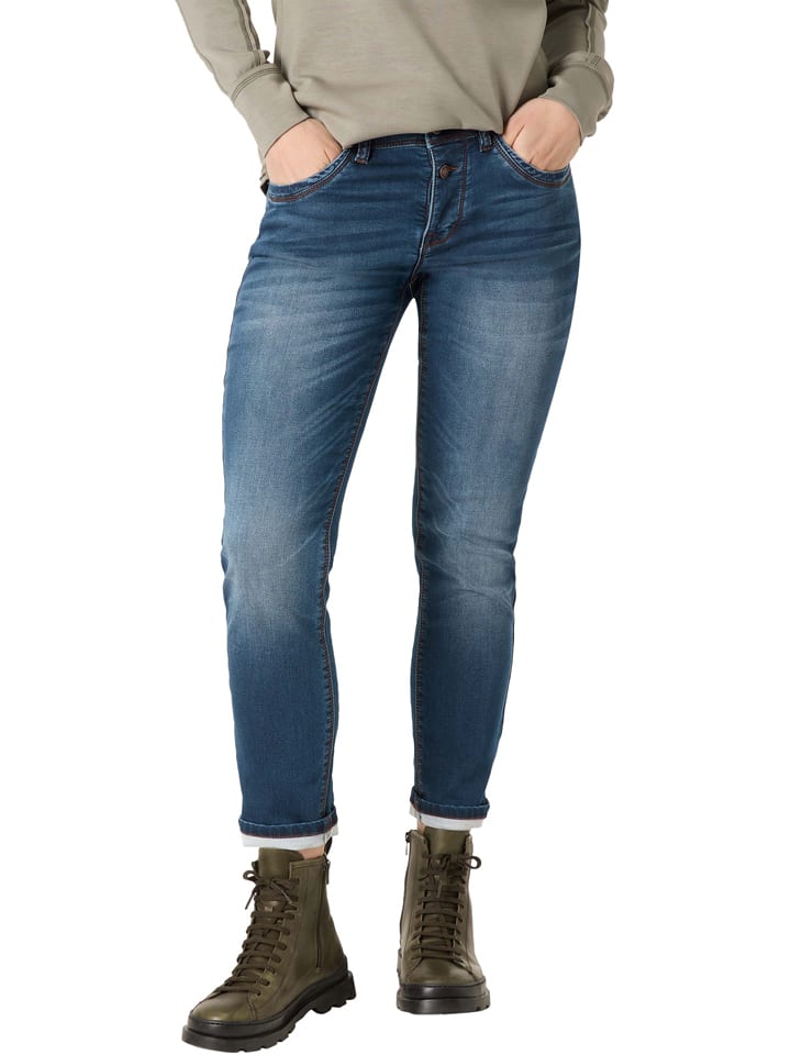 Dżinsy - Skinny fit - w kolorze niebieskim