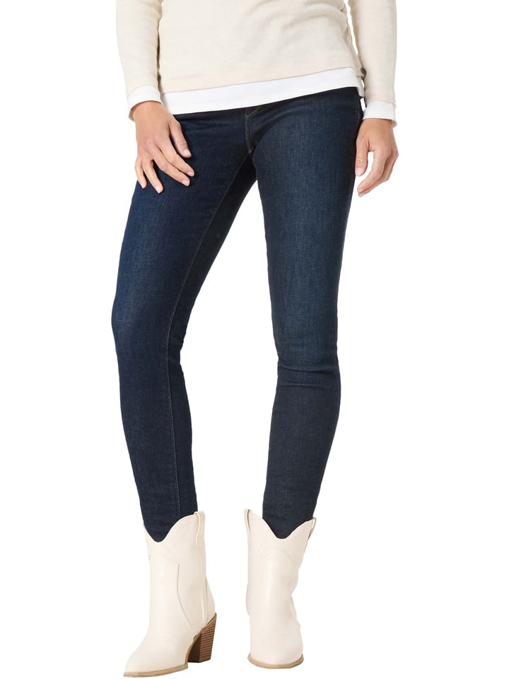 Dżinsy - Skinny fit - w kolorze granatowym