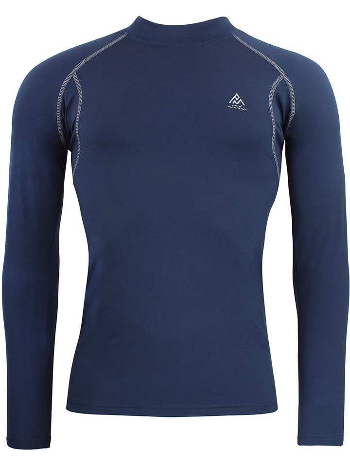 Functionele longsleeve "Canjoy" donkerblauw