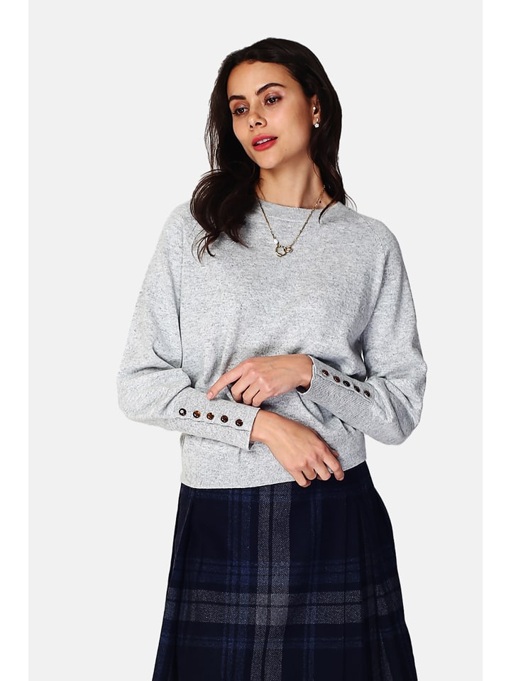 Sweter w kolorze szarym