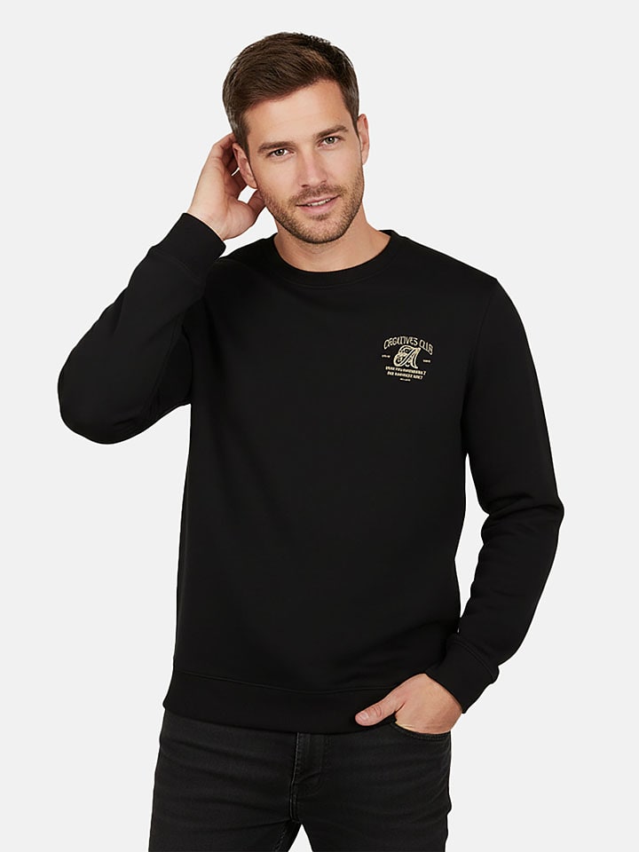 Sweatshirt "Creato" zwart