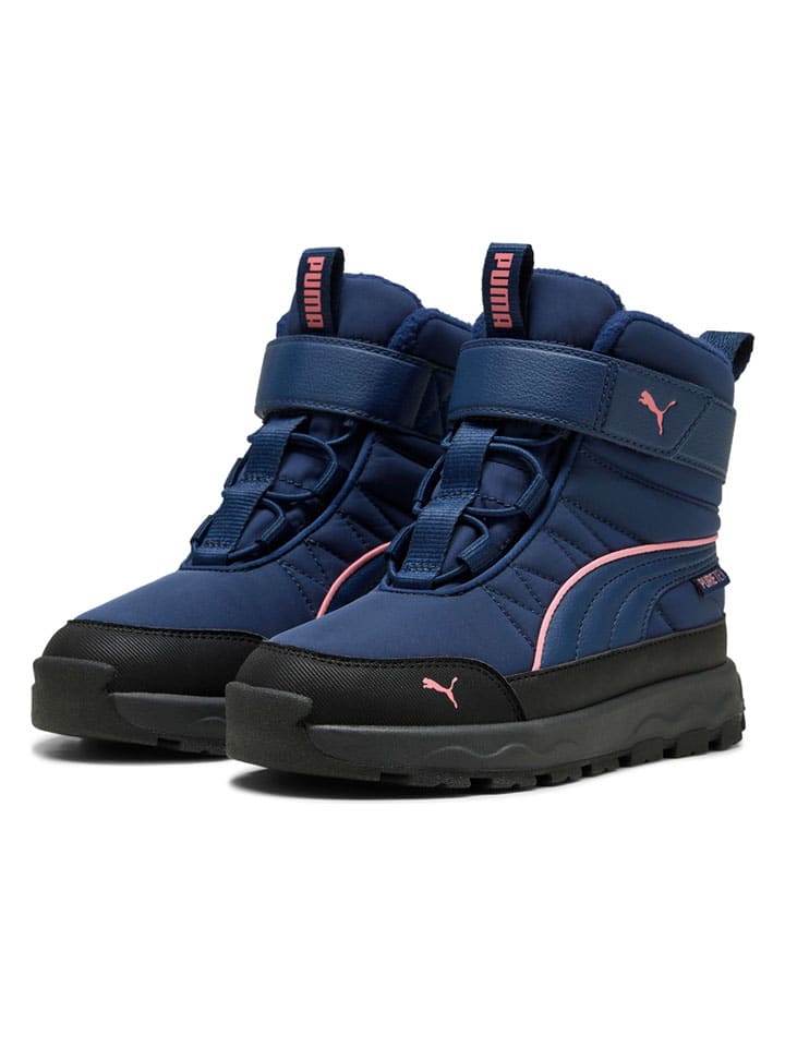 Botki zimowe "Evolve Boot Puretex AC+" w kolorze granatowo-różowym