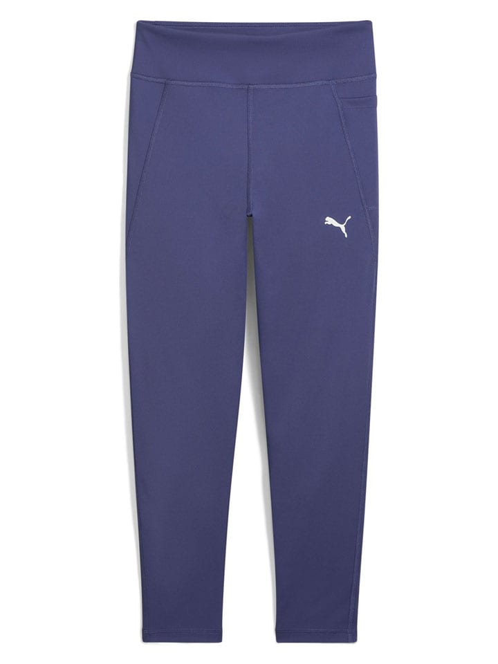 Legginsy sportowe w kolorze niebieskim