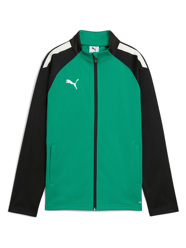 Trainingsjacke in Grün/ Schwarz