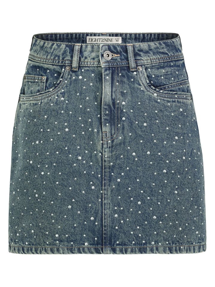 Jeansrock in Blaugrau
