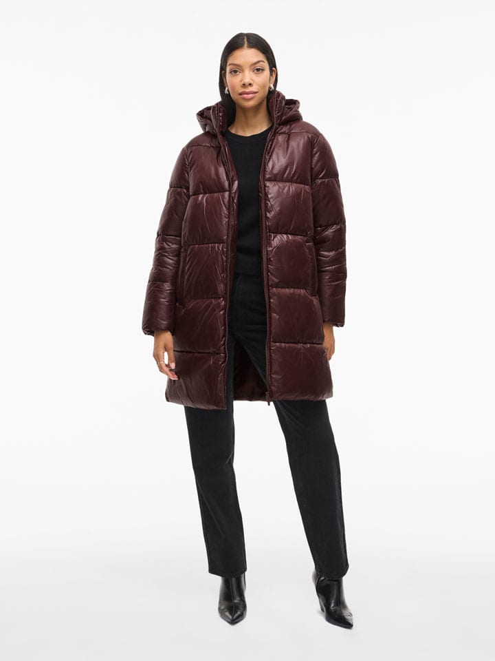 Wintermantel bordeaux