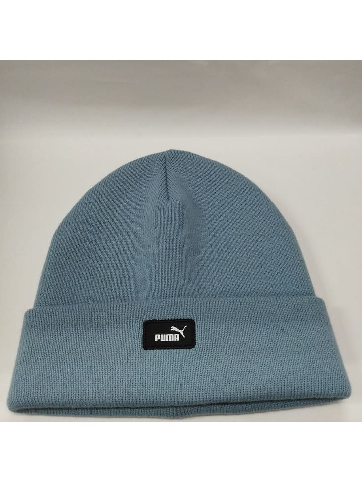 Czapka beanie w kolorze błękitnym