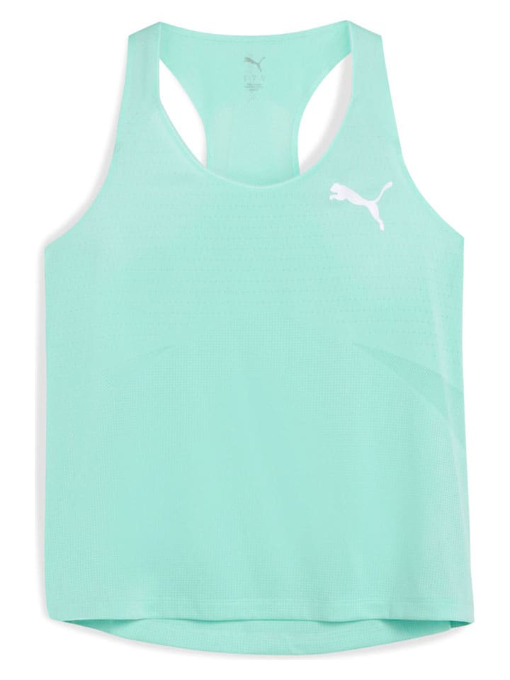 Top "Raceday Ultraspun" w kolorze turkusowym do biegania