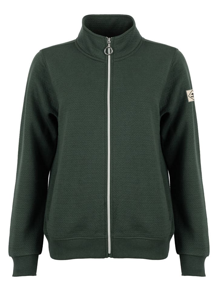 Fleecejacke in Dunkelgrün