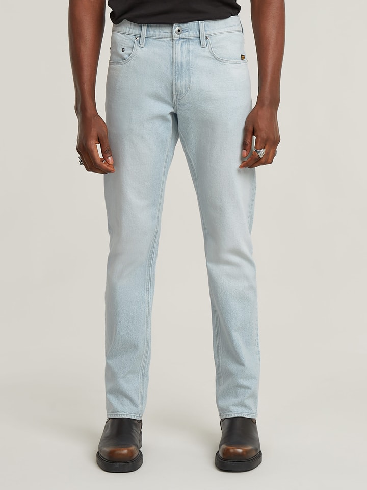Dżinsy - Slim fit - w kolorze błękitnym