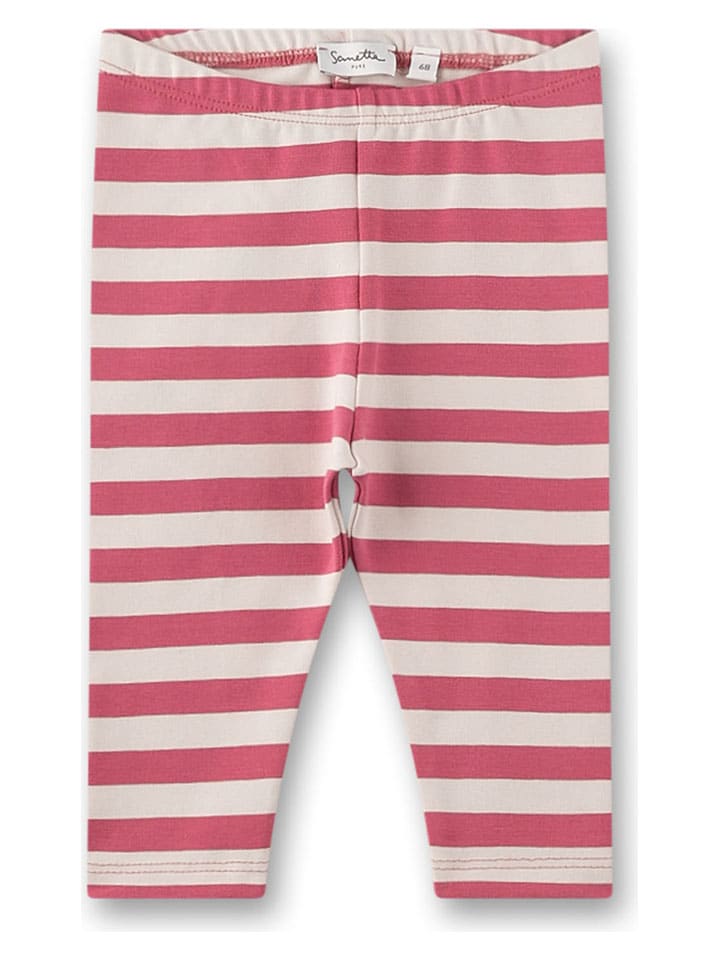 Leggings in Rosa/ Creme