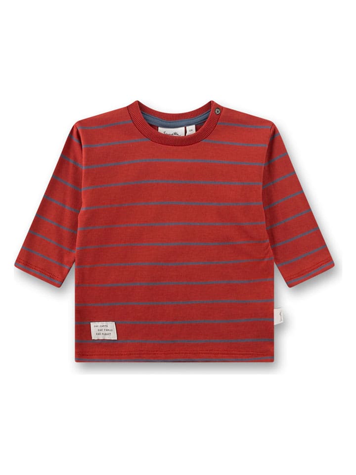 Shirt rood/blauw