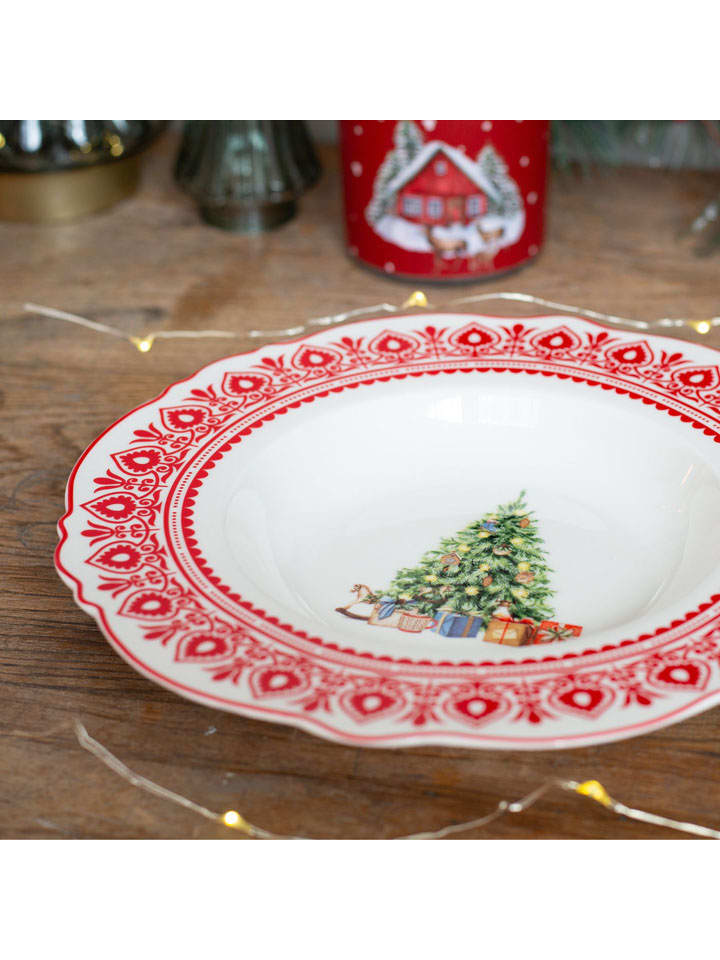 LOT DE 12 PLATS EN CERAMIQUE SABAE 30CM ARD'TIME SAB-PLAT