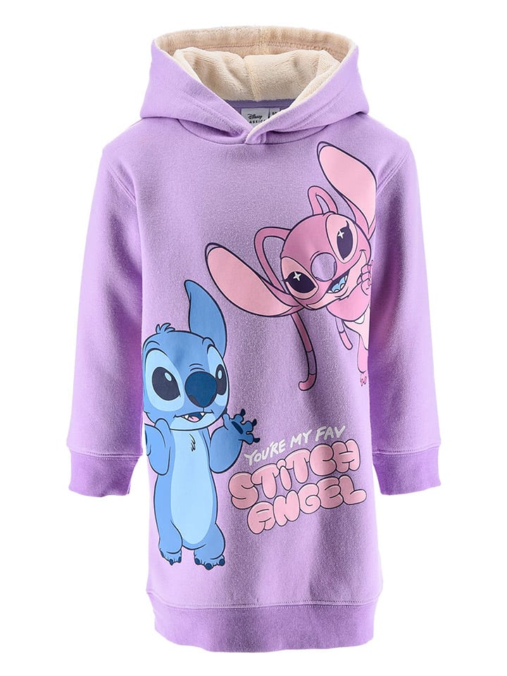 Sweatkleid "Lilo & Stitch" in Lila