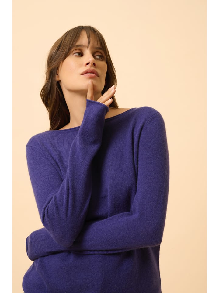 Kaschmir-Pullover "Grace" in Blau